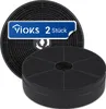 Aktivkohlefilter 2x passend wie AKPO 90 Kohlefilter für Produktbild-Vorschau 1