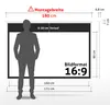 ESMART Professional MIROLO Rollo-Leinwand 160 x 90 cm (72") Produktbild-Vorschau 7