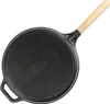 Gusseisen Pfanne 22 cm Schmorpfanne Bratpfanne mit Griff Produktbild-Vorschau 3