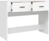 vidaXL Konzolový stolek bílý 100x39x75 cm Dřevěné Náhled obrázku produktu 5