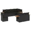 The Living Store 8-tlg. Garten-Sofagarnitur mit Kissen Produktbild-Vorschau 3