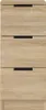 vidaXL Credenza rovere Sonoma 30x30x70 cm materiale a base Anteprima dell’immagine prodotto 7