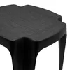 Plastová záhradná stolička 38 x 38 cm – antracitová – Náhľad obrázku produktu 4