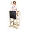Lernturm Lernstuhl mit Kreidetafel 2 in 1 Küche Learning Produktbild-Vorschau 1