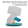 BigDean 2 Stück Kuchen Transportbox Rund mit Kühlfach in Produktbild-Vorschau 6