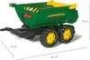 Rolly Toys Anhänger Trettraktor, Kipper John Deere, Alter Anteprima dell’immagine prodotto 15