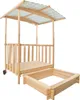 piaskownica tectake® Gretchen 106 x 105 x 137 cm Podgląd zdjęcia produktu 3