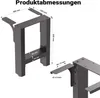 Prowadnice stalowe Wiltec zestaw 2 rur kwadratowych 40x43 Podgląd zdjęcia produktu 12