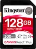 Kingston Canvas React Plus 128 GB SDXC, Speicherkarte, Produktbild-Vorschau 1