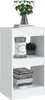 vidaXL Bücherregal/Raumteiler Weiß 40×30×72cm Produktbild-Vorschau 6
