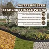 XMTECH 20 m Rasenkante Metall, Wellen Verzinkt Produktbild-Vorschau 5