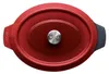 WOLL Bräter Iron 34x26cm 7,5l Chili Red, 7,5 l, Rot, Produktbild-Vorschau 3