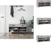 vidaXL Schuhbank Grau Sonoma 102x35x55 cm Holzwerkstoff -  Produktbild-Vorschau 1
