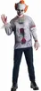 Pennywise Top e Maschera Costume Halloween Uomo Taglia: M-L Anteprima dell’immagine prodotto 1