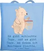 Mr. & Mrs. Panda Jutetasche Bär Makramee - Sky Blue - Produktbild-Vorschau 1