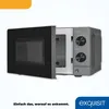 Exquisit Mikrowelle MW950-070 grau | max. 700 W | Garraum Produktbild-Vorschau 5
