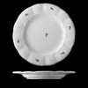Assiette creuse, porcelaine tchèque, fleurs, 28 cm, G. Voir les images du produit 4