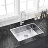 Lendo Online Küchenspüle Einbau 74x44 cm Silber Edelstahl Produktbild-Vorschau 2