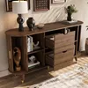 Credenza Merax con 2 ante scorrevoli e 2 cassetti, comò con Anteprima dell’immagine prodotto 3
