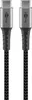 Two USB-C cables are shown side-by-side against a white background. Produktbild-Vorschau
