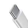 A close-up shot of a white USB-C connector with a silver tip. Produktbild-Vorschau