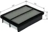 Filtro aria BOSCH F 026 400 747 Anteprima dell’immagine prodotto 1