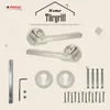DOMINO Türgriff Drückergarnitur PZ-Profilzylinder Set | Produktbild-Vorschau 9
