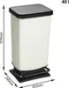 Rotho Abfalleimer 40 L Paso - Treteimer Geruchsdicht - Produktbild-Vorschau 4