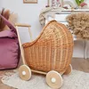 WikliBOX - Poussette de poupée en osier, naturel Dumpy Voir les images du produit 4