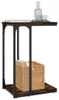 vidaXL Odkládací stolek Smoked Oak 40x30x60 cm Materiál Náhled obrázku produktu 6