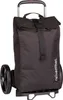 A black shopping trolley bag with wheels and a telescopic handle. Podgląd zdjęcia produktu