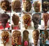 Iza Trainingskopf 80cm rot, Thermohaar + Griff, Friseurkopf Produktbild-Vorschau 8