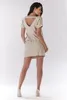 Awama Minikleid für Frauen Gwendogune A178 beige S/M Produktbild-Vorschau 3