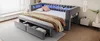 Schlafsofa 90/180 x 190 cm, ausziehbares Polsterbett mit 2 Produktbild-Vorschau 9