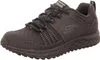 A single black Skechers trail sneaker is shown from a side-diagonal angle against a white background. Náhled obrázku produktu