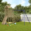 2024 Moderne Schaukeln Spielturm Imprägniertes Kiefernholz Produktbild-Vorschau 1