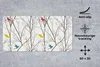 MuchoWow® Mauspad Mousepad Muster - Pflanzen - Vogel 60x30 Produktbild-Vorschau 3