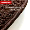 Floordirekt Stufenmatten Madrid halbrund Shaggy Produktbild-Vorschau 8