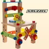Kruzzel 22506 Klappbarer Kinderhocker aus Holz Produktbild-Vorschau 8