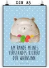 Mr. & Mrs. Panda Bild Bär Gefühl DIN A5 - Blau Pastell - Produktbild-Vorschau 1