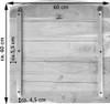 SAM® Tischplatte Baumkante Akazie Natur 60 x 60 cm CURT Produktbild-Vorschau 2