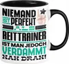 Reittrainer Geschenk Tasse Lustige Geschenkidee für Produktbild-Vorschau 1