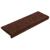 vidaXL Rohožky 15 kusů 65x21x4 cm Hnědá Obdélníkový okraj Náhled obrázku produktu 3