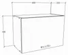 Esilo keuken bovenkastje 60 cm 1 deurwit. Productafbeelding-voorbeeld 11