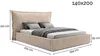 VALLH Polsterbett Bett 140x200 mit bettkasten Beige Samt - Produktbild-Vorschau 6