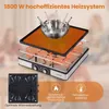 Grill Raclette marki COSTWAY z funkcją fondue, elektryczny Podgląd zdjęcia produktu 3