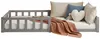 Lit D'Enfant 90x200 cm Lit Montessori avec Barriere en Bois Voir les images du produit 4