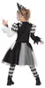 Kleid Halloween Clown schwarz, Groesse:140 Produktbild-Vorschau 3