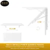 Tavolo pieghevole da parete Piano d'appoggio 80x40 cm in Anteprima dell’immagine prodotto 6