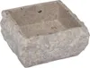 vidaXL Waschbecken Grau 30x30x13 cm Marmor Produktbild-Vorschau 4